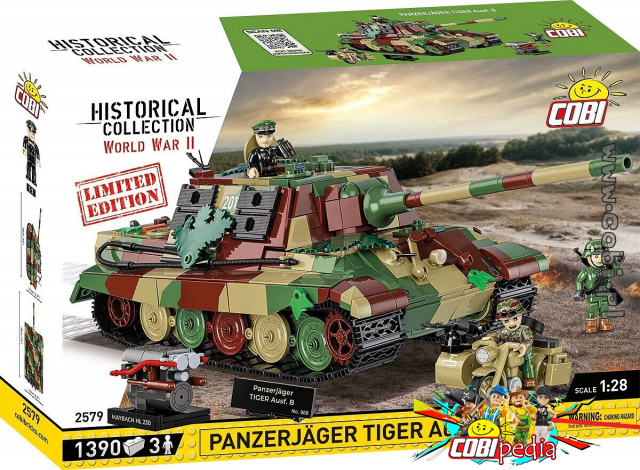 Cobi 2579 Panzerjäger Tiger Ausf.B Limited Edition